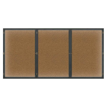United Visual Products Open Faced Easy Tack Board, 96"x48", Marble Fabric/Satin UV9011AEZ-MARBLE-SATIN